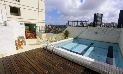 Cobertura  com piscina, 4 quartos, 240,60m2, à venda em Salvador, Horto Florestal!