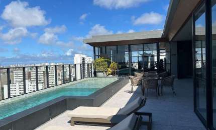 Studio à Venda no Corredor da Vitória, Andar Alto, Vista Mar - Salvador | 25,54 m²