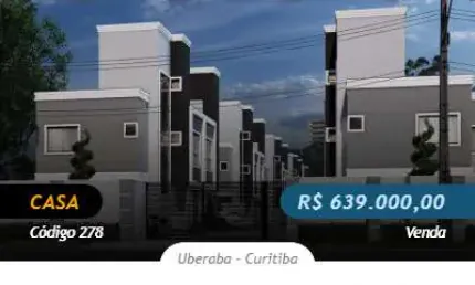 Casa com 3 quartos para alugar na Rua Rodolfo Bernardelli, Uberaba, Curitiba