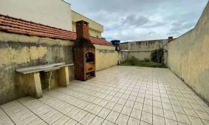 Sobrado em amplo terreno e quintal com churrasqueira, 208m² de área construída - chácara belenzinho
