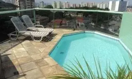 Cobertura duplex no anália franco com 4 dormitórios (sendo 2 suítes), piscina privativa e 4 vagas d