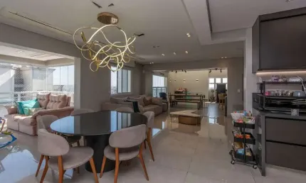 Apartamento duplex no edifício terroá, 4 dormitórios (2 suítes), 4 vagas, 240m² -  vila gomes cardi