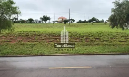 Terreno à venda no alphaville com 421m², 11 metros de frente,condomínio fechado - ponta grossa - pr