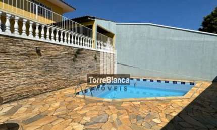 Casa semimobilada com piscina para locação, 4 quartos sendo 1 suíte -  244m², Oficinas - Ponta Gros