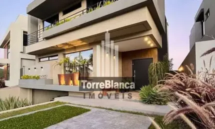 Casa alto padrão à venda no terras alphaville – 3 suítes com varanda, sendo 1 master