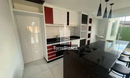 Casa semimobiliada para locação, 2 quartos no porto olívia, cará-cará.