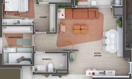 Apartamento com 3 quartos à venda na Rua Luiz Lerco, 1000, Terra Bonita, Londrina