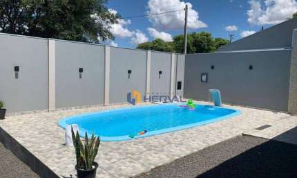 (Aceita troca) Chácara com 1 dormitório à venda, 163 m² por R$ 395.000 - Parque Hortência - Maringá/PR