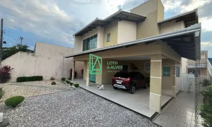 Casa à venda, GRAVATÁ, NAVEGANTES - SC-Casa de 02 pavimentos Mobiliada com amplo terreno e mais casa