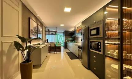 Apartamento mobilado com 03 suites, 02 vagas à venda, gravatá, navegantes - sc