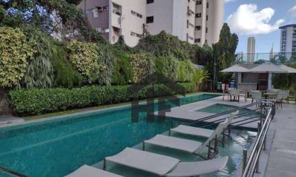 Flat mobiliado de 33m² para alugar, com 01 quarto, localizado no Parnamirim, Recife - Pernambuco.
