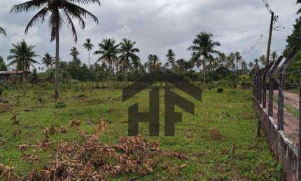 Terreno de 7.237m², à venda, totalmente cercado, localizado em Cruz de Rebouças, Igarassu - PE.
