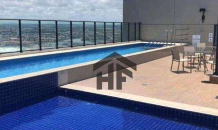Flat de 33,46m² à venda, com 1 quarto e mobiliado, localizado no Pina, Recife - Pernambuco.