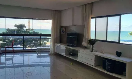 Apartamento de 165m² para alugar ou vender, com 3 quartos suítes, localizado em Boa Viagem, Recife - Pernambuco.