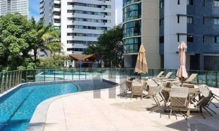 Apartamento de 137m² à venda, com 4 quartos (3 suítes), localizado em boa viagem, recife - pernambuco.