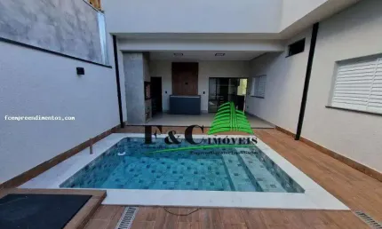 Casa em Condomínio para Venda em Limeira, Terras de São Bento II, 3 dormitórios, 1 suíte, 1 banheiro, 2 vagas