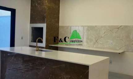 Casa para Venda em Senador Canedo, Residencial Condomínio Jardim Veneza, 4 dormitórios, 4 suítes, 1 banheiro, 2 vagas