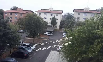 Apartamento para venda em limeira, jardim ipiranga, 2 dormitórios, 1 banheiro, 1 vaga