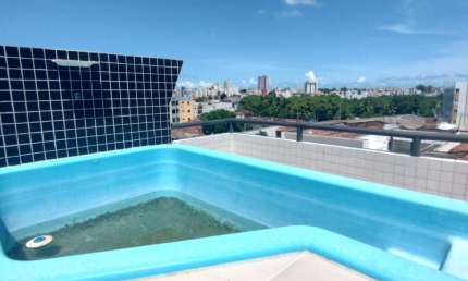 Cobertura com 3 quartos para alugar na Rua Bancário Amaury de Sousa, Bancários, João Pessoa