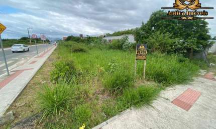 Terreno de esquina na avenida Prefeito José Juvenal Mafra