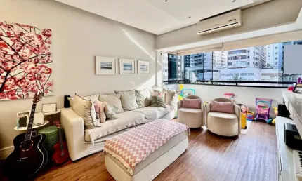 Apartamento de 130m² com 3 quartos sendo 2 suítes no centro