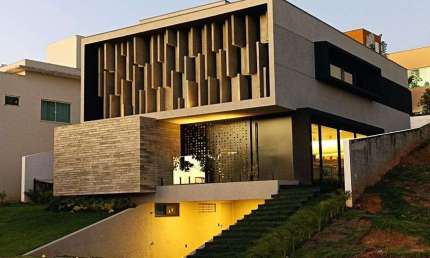 Casa duplex, 4 suites e lazer privativo, design inovador em Alphaville Litoral Norte - Camaçari BA