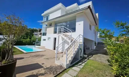 Casa de alto padrão em aphaville litoral norte 1 com 4 suítes - camaçari/ba