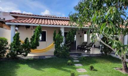 Cód. 549 Jaua Casa 3/4 com suíte e Varanda com Área Gourmet e Churrasqueira
