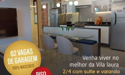 Cód. 390 Vila Laura 2/4 com suíte e Varanda no Villa Vita