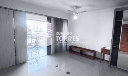 Apartamento STUDIO a venda de 40m² com varanda, vista mar e garagem na Pituba