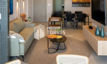 Apartamento a venda de 3/4, 1 suíte, varanda gourmet + 2 garagens em JAGUARIBE