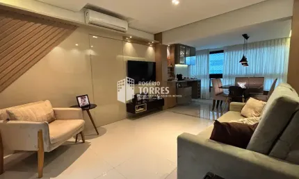 Apartamento a venda de 3/4, sendo1 suíte, SEMI MOBILIADO e ANDAR ALTO, 1 garagem na PARALELA
