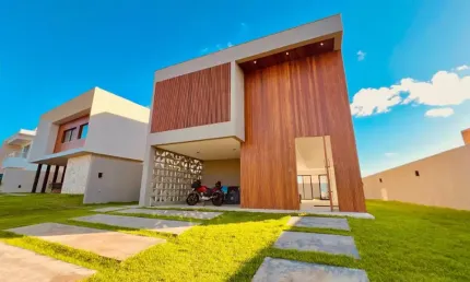 Cód. 239 alphaville litoral norte 2 casa com 4 suítes e 4 vagas