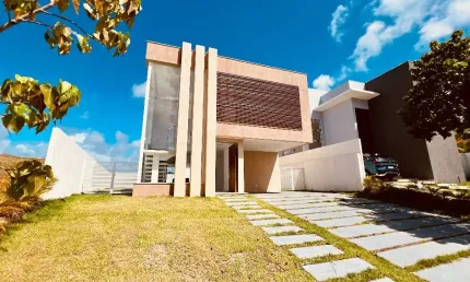 Cód. 236 alphaville litoral norte 2 casa com 4 suítes e 4 vagas