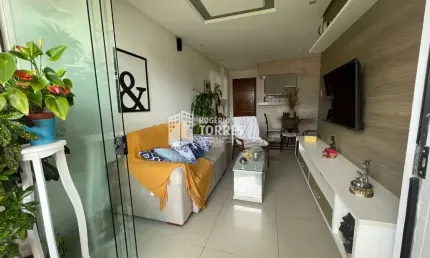 Apartamento a venda de 3/4, 1 suíte, 3 banheiros e 1 garagem no stiep