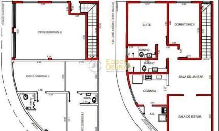 Sobrado com 2 dormitórios à venda, 208 m² por R$ 480.000 - Vila Rica - Pindamonhangaba/SP