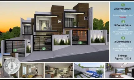 Casa com 3 quartos à venda em Água Verde, Blumenau , 200 m2 por R$ 895.000