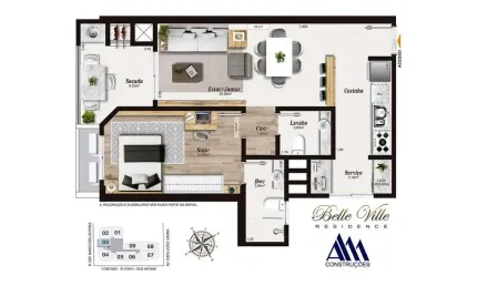 Apartamento com 2 quartos à venda na Rua Coronel Eleseu Guilherme, 299, Campinas, São José