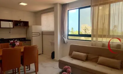 Apartamento com 1 quarto à venda na Deportista Jose Eduardo de Holanda, 725, Cabo Branco, João Pessoa por R$ 450.000