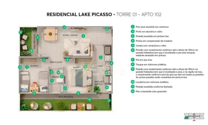 Apartamento com 2 quartos à venda na Estrada dos Pioneiros, S/N, Jardim Morumbi, Londrina