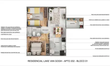 Apartamento com 2 quartos à venda na Estrada dos Pioneiros, S/N, Jardim Morumbi, Londrina