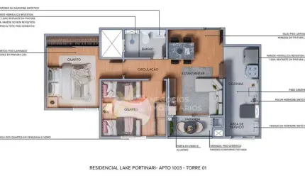 Apartamento com 2 quartos à venda na Estrada dos Pioneiros, S/N, Jardim Morumbi, Londrina