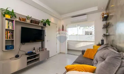 Apartamento 2 quartos - sacada com churrasqueira - bairro renascença - gravataí'