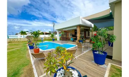 Casa em condomínio fechado com 4 quartos à venda na Condomínio Jacuipe Country, 01, Barra do Jacuípe, Camaçari