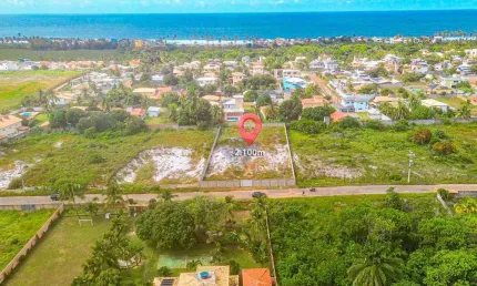 Terreno à venda em Barra do Jacuípe - Litoral Norte da Bahia - Camaçari