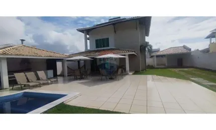 Casa em condomínio fechado com 6 quartos para alugar na Condomínio Vilas Do Jacuipe, 02, Barra do Jacuípe, Camaçari