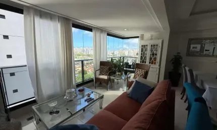Apartamento 3 quartos para venda em salvador, caminho das árvores, 3 dormitórios, 1 suíte, 3 banheiros, 2 vagas