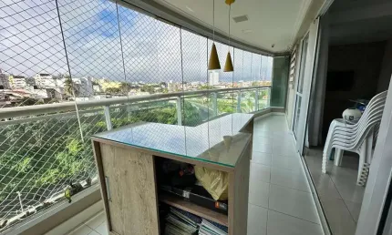 Apartamento 3 quartos para venda em salvador, horto bela vista, 4 dormitórios, 3 suítes, 5 banheiros, 3 vagas