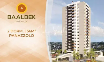Apartamento com 2 quartos à venda na Rua Júlio Pedro Pezzi, São Leopoldo, Caxias do Sul, 55 m2 por R$ 385.000