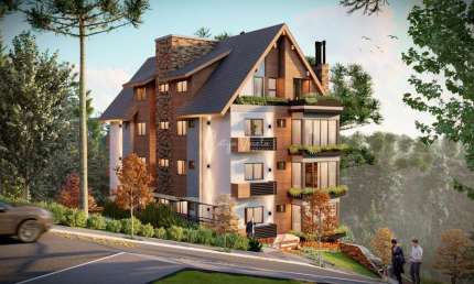 Apartamento com 2 quartos à venda na Almiro Drecksler, Vale das Colinas, Gramado